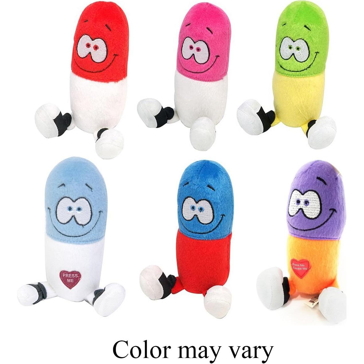 Píldora Plush Feliz Just For Laughs - Alivio Estrés 12.7 cm