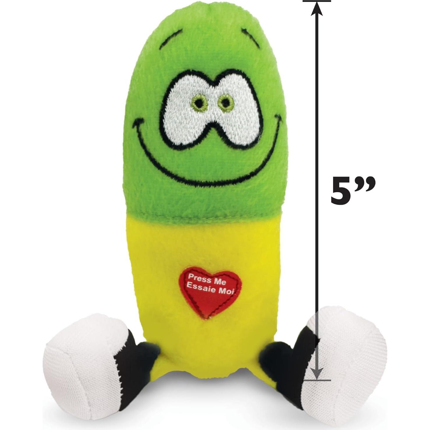 Píldora Plush Feliz Just For Laughs - Alivio Estrés 12.7 cm