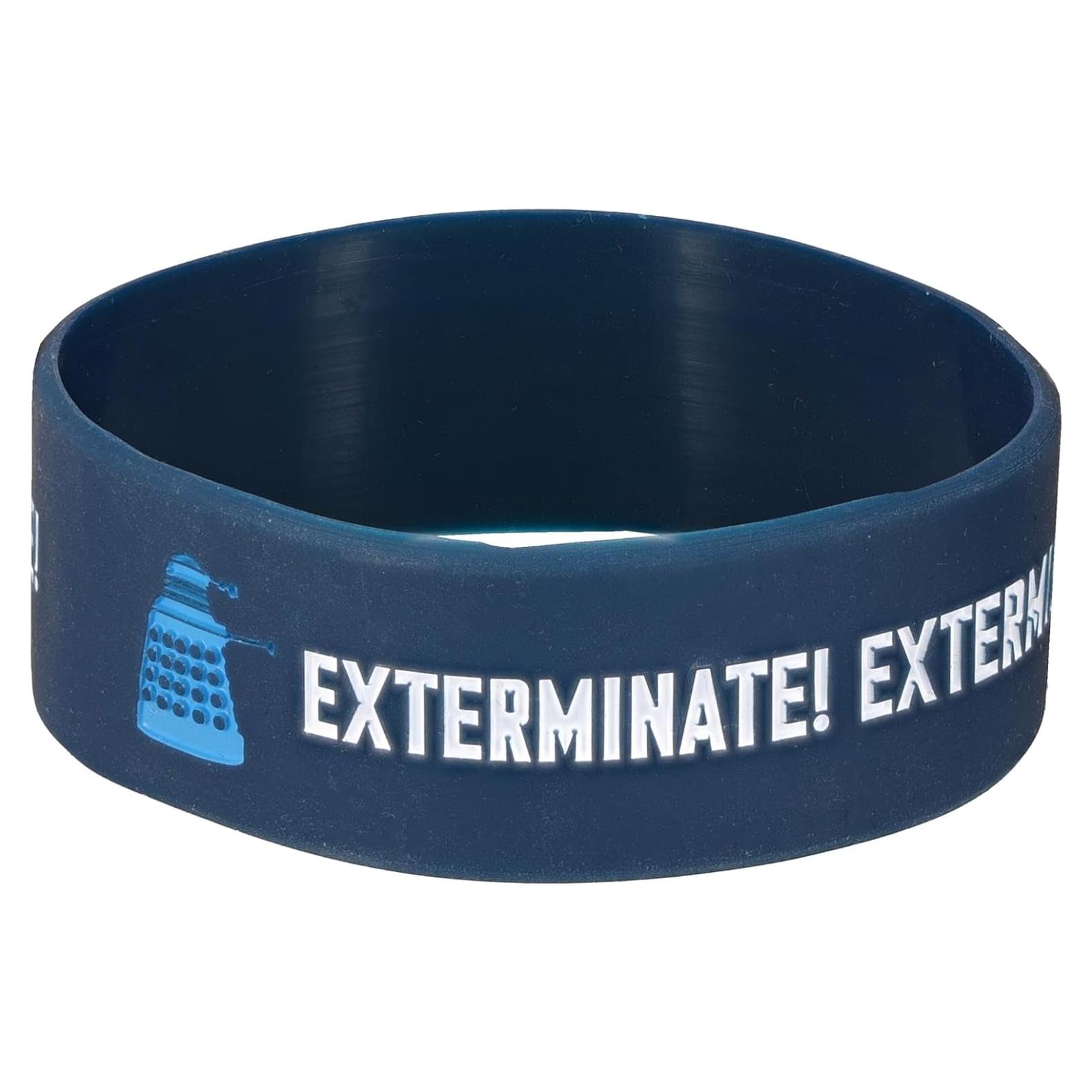 Pulsera de Goma Doctor Who Dalek Exterminar Oficial