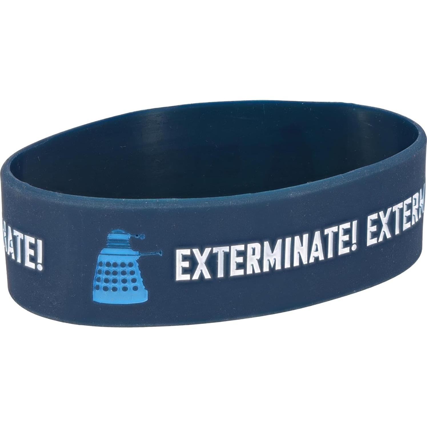 Pulsera de Goma Doctor Who Dalek Exterminar Oficial