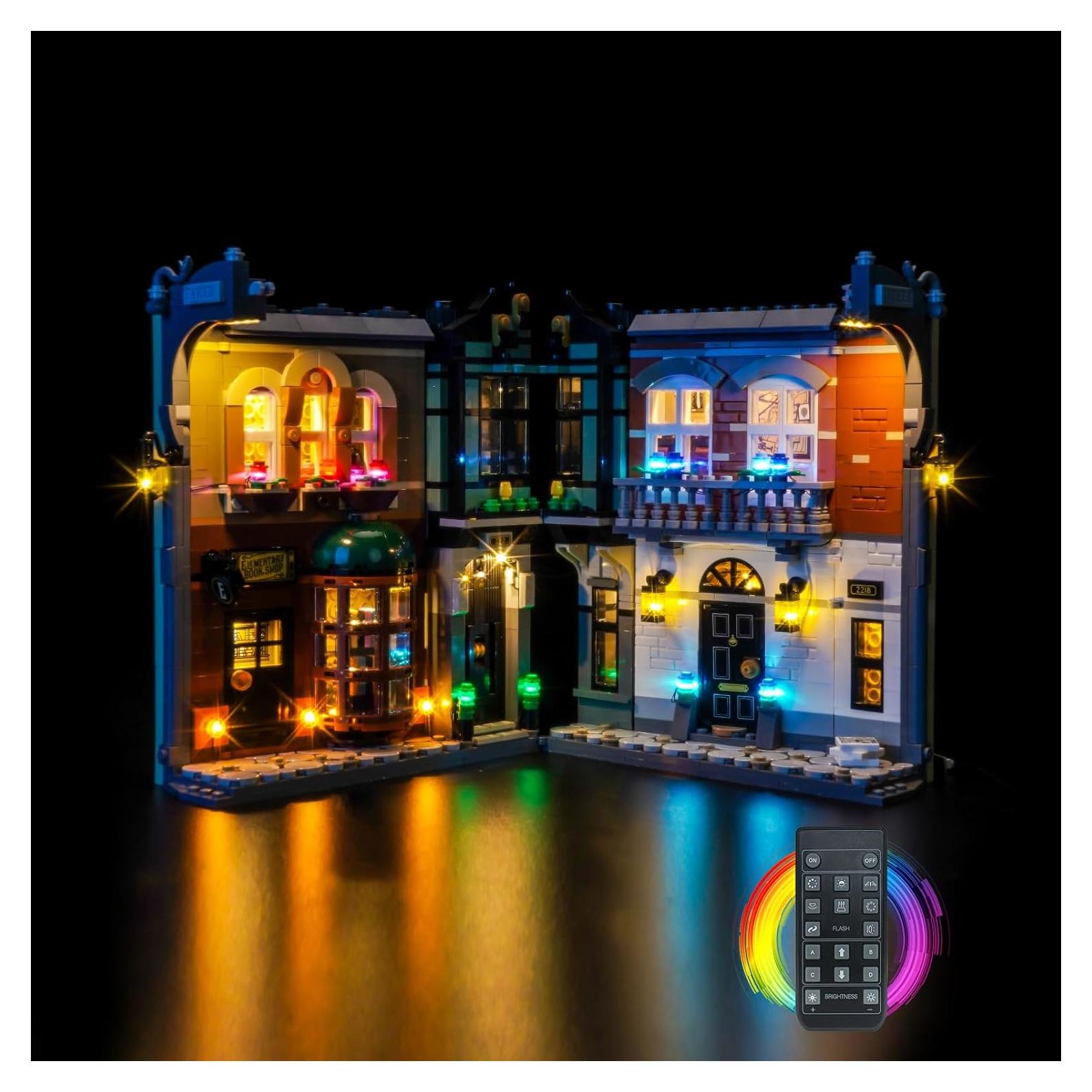 Kit de Iluminación LED LocoLee para LEGO 10351 Sherlock Holmes
