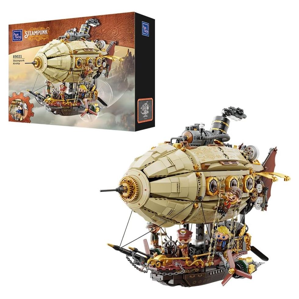 Set de Construcción Aeronave Steampunk PANTASY 1949 - 2.81 kg