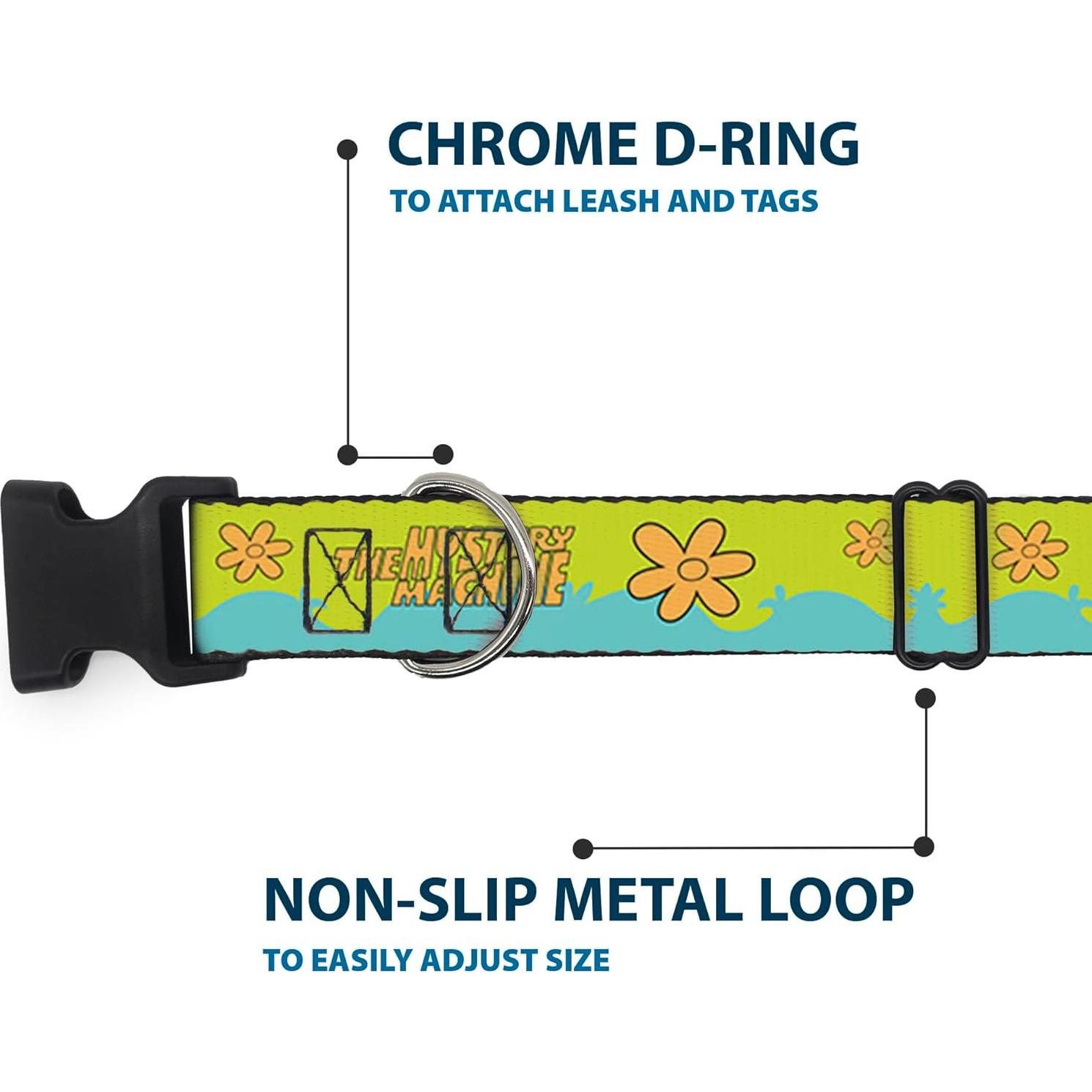 Collar para Perro Scooby Doo Buckle-Down 38-61 cm Ancho 2.54 cm