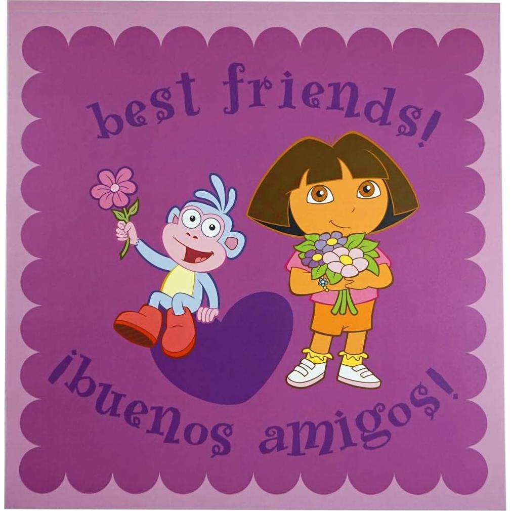 Juego de 4 Impresiones de Pared Dora la Exploradora 29.21 cm