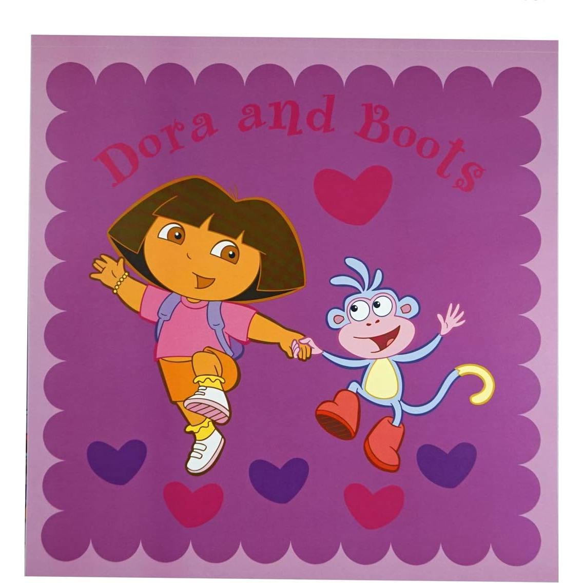 Juego de 4 Impresiones de Pared Dora la Exploradora 29.21 cm