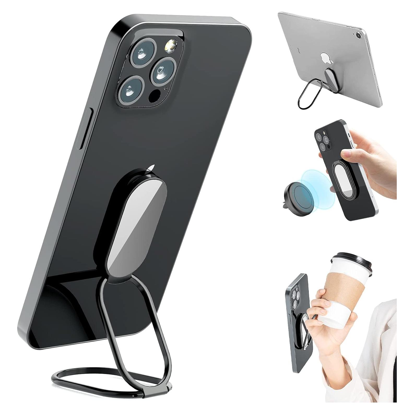 Soporte de Anillo para Teléfono imeilee Negro Gun 360°