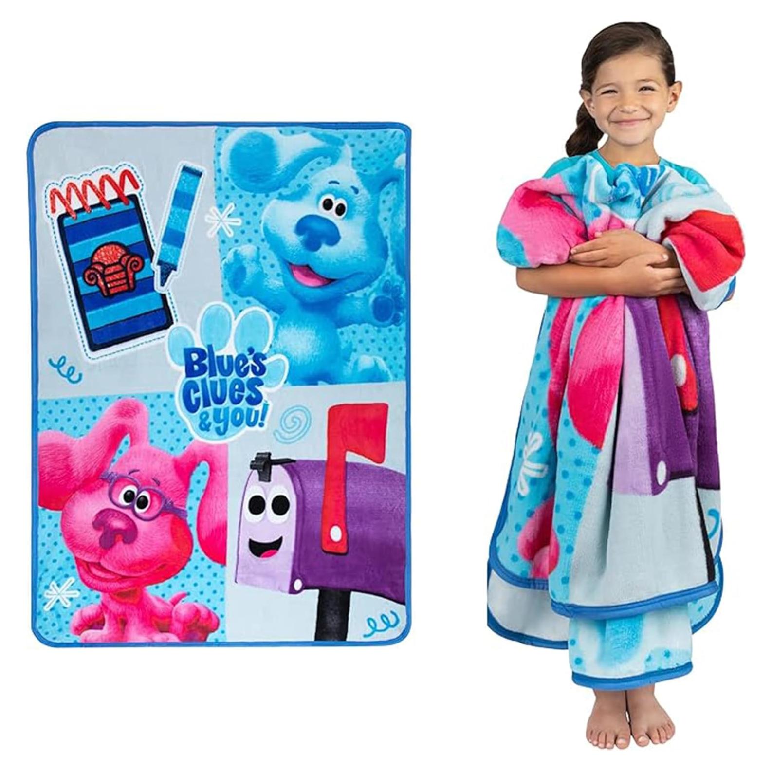 Manta Pista Azul Franco 117x152 cm Micro Raschel Niños