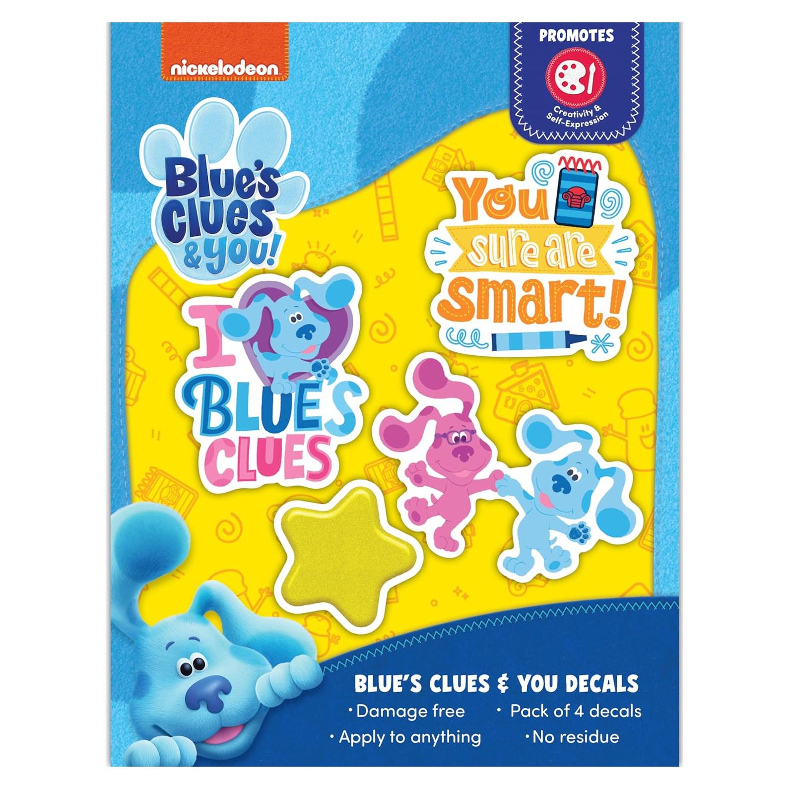 Set de 4 Calcomanías de Vinilo Blue's Clues - DECALCOMANIA