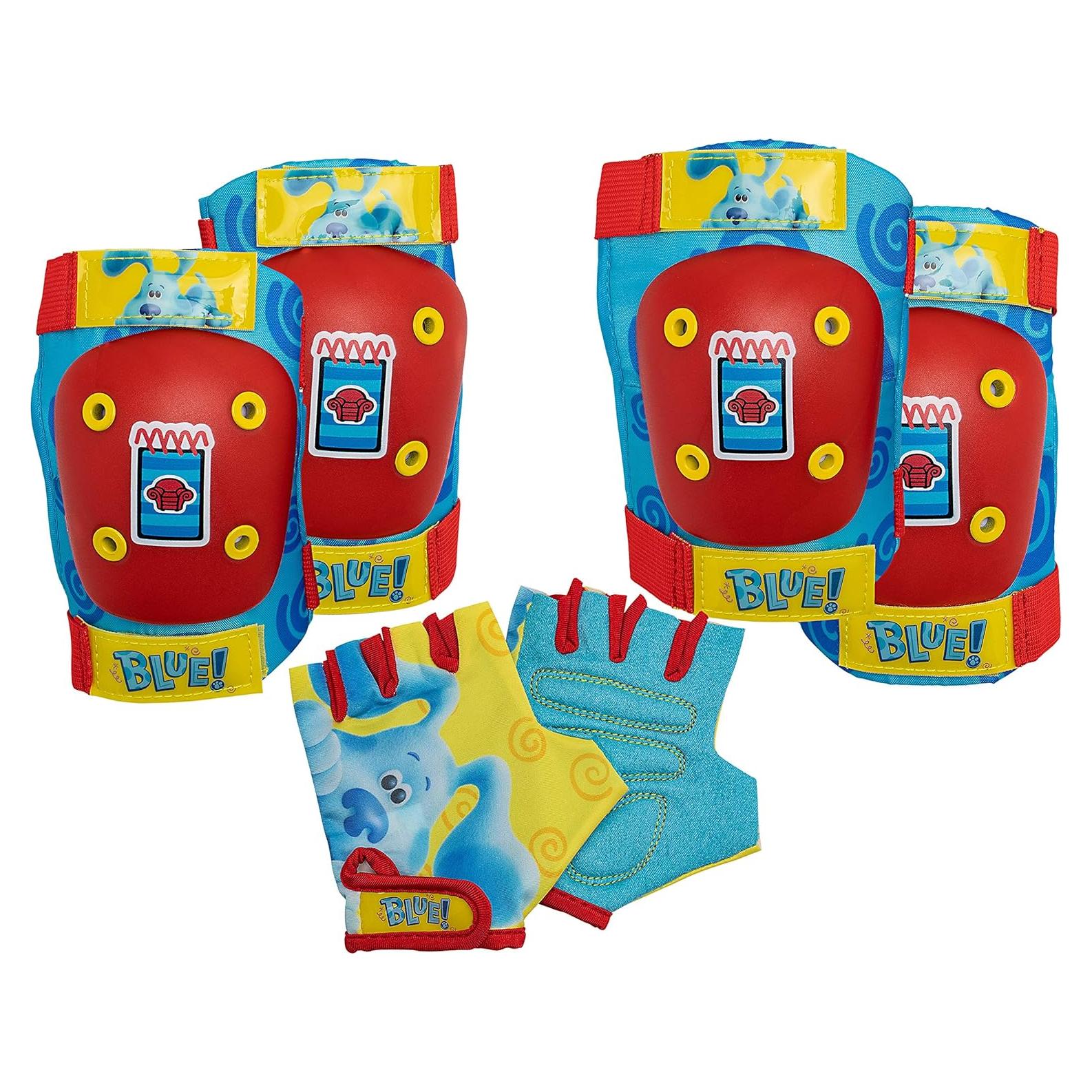 Conjunto de Rodilleras y Guantes Nickelodeon Pistas de Blue