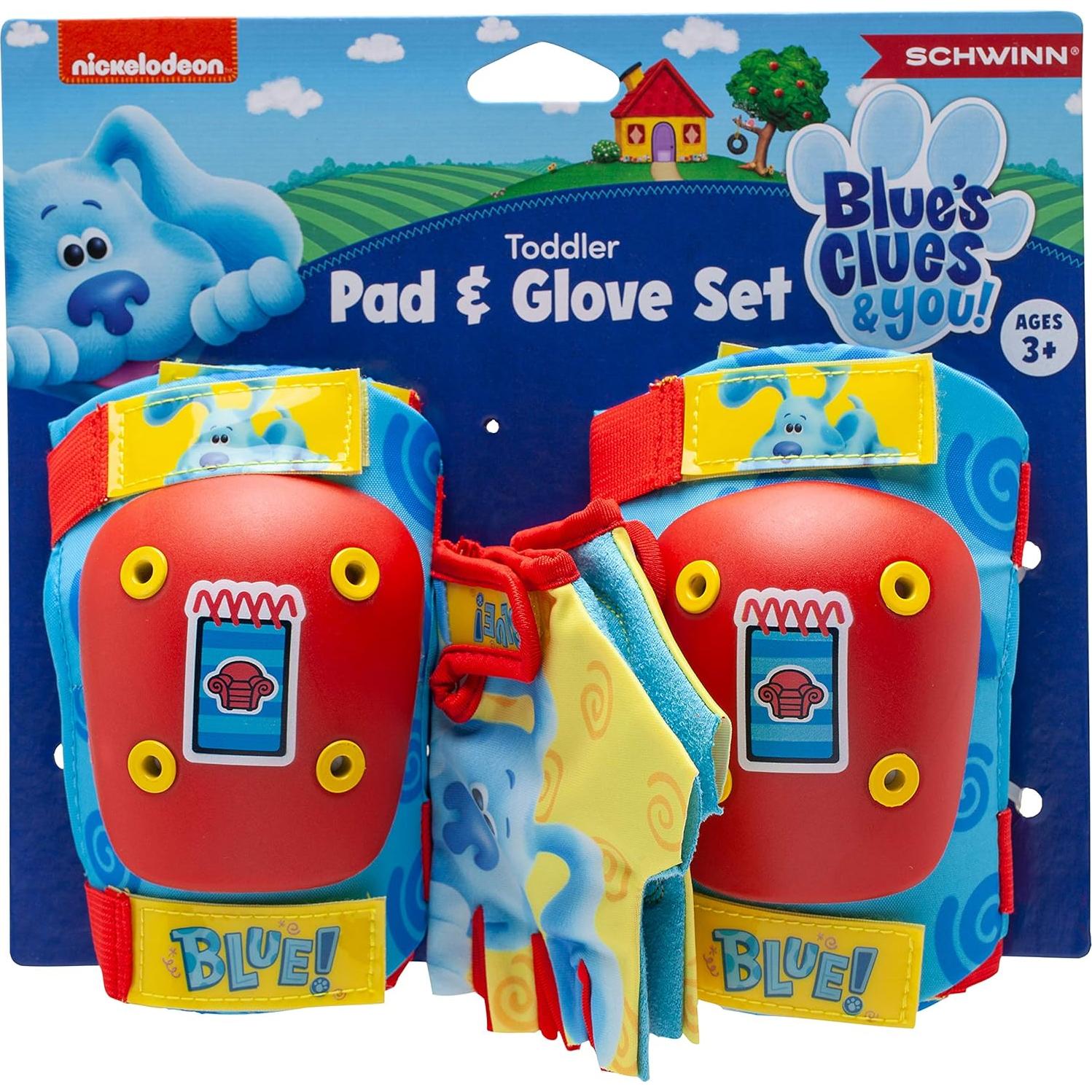 Conjunto de Rodilleras y Guantes Nickelodeon Pistas de Blue