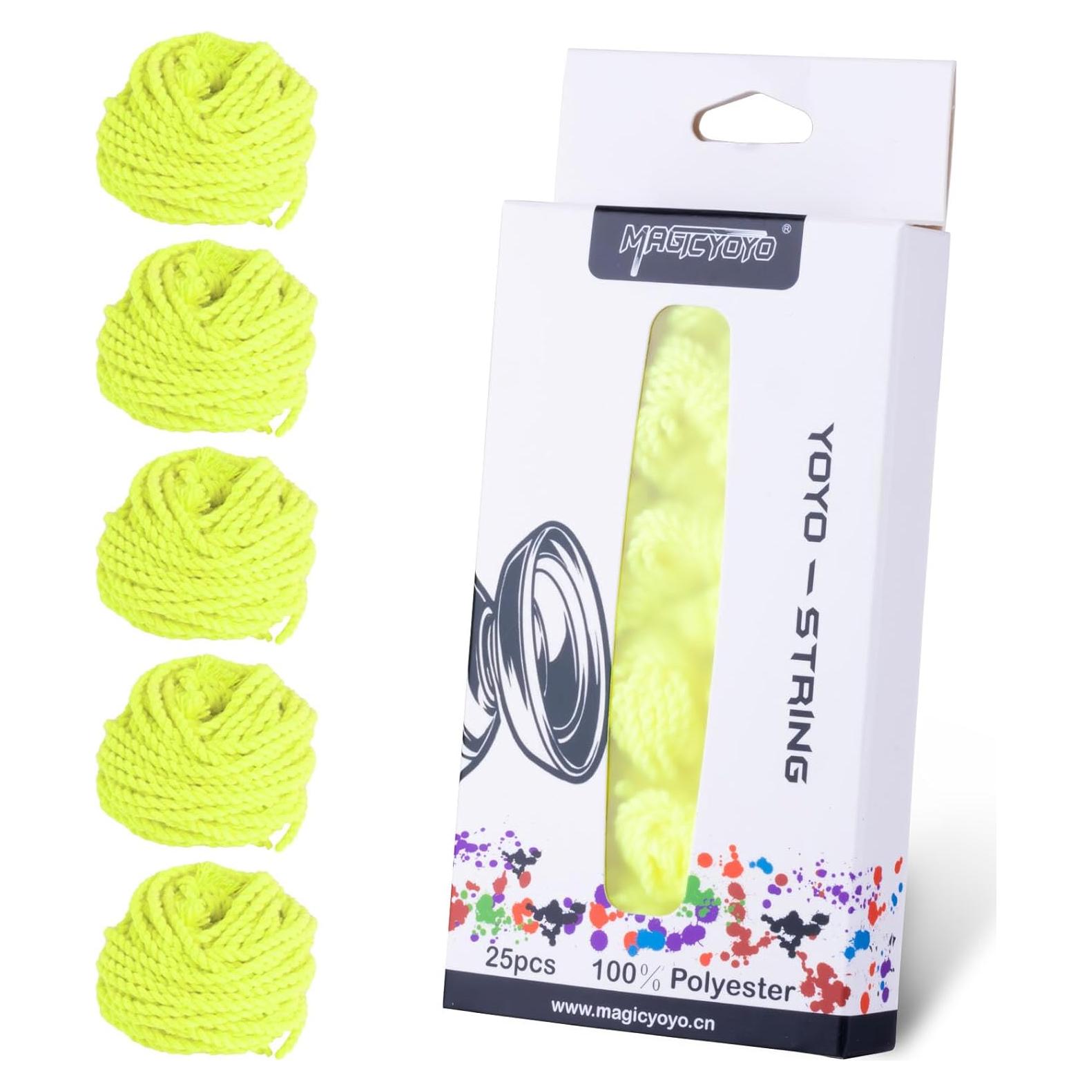 Cuerdas de Yoyo MAGICYOYO 25 Piezas Amarillo 110 cm