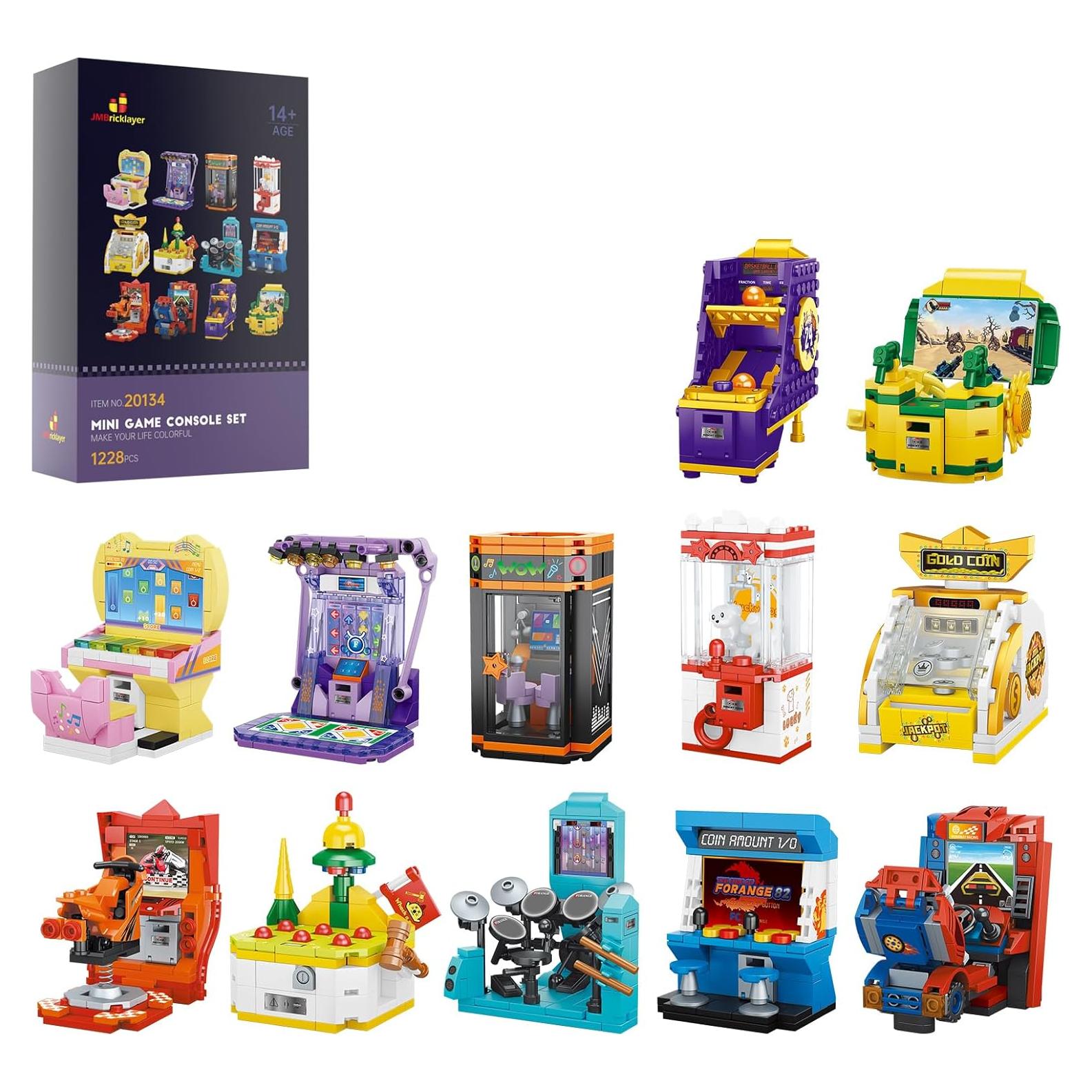 Set de Construcción Mini 12 en 1 JMBricklayer Consolas