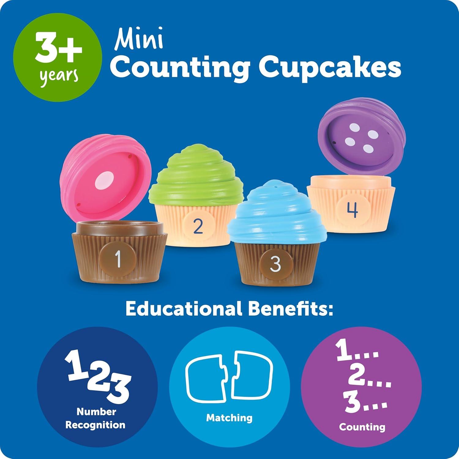Mini Cupcakes de Conteo Learning Resources - Juguete Educativo