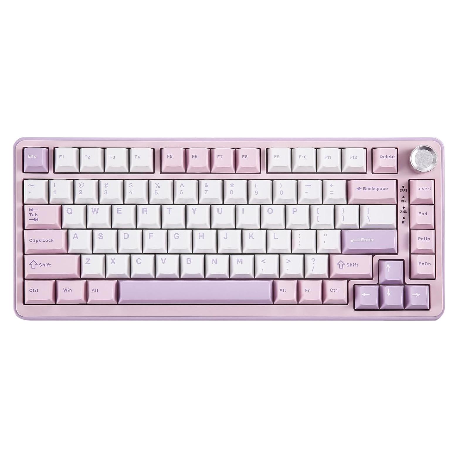 Teclado Mecánico Inalámbrico YUNZII B75 PRO 75% RGB