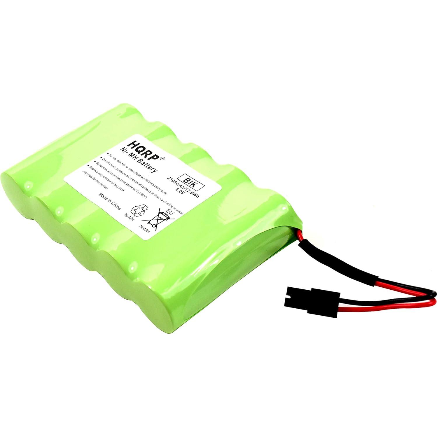 Batería de Respaldo HQRP 6V 2100mAh para Seguridad GE Interlogix
