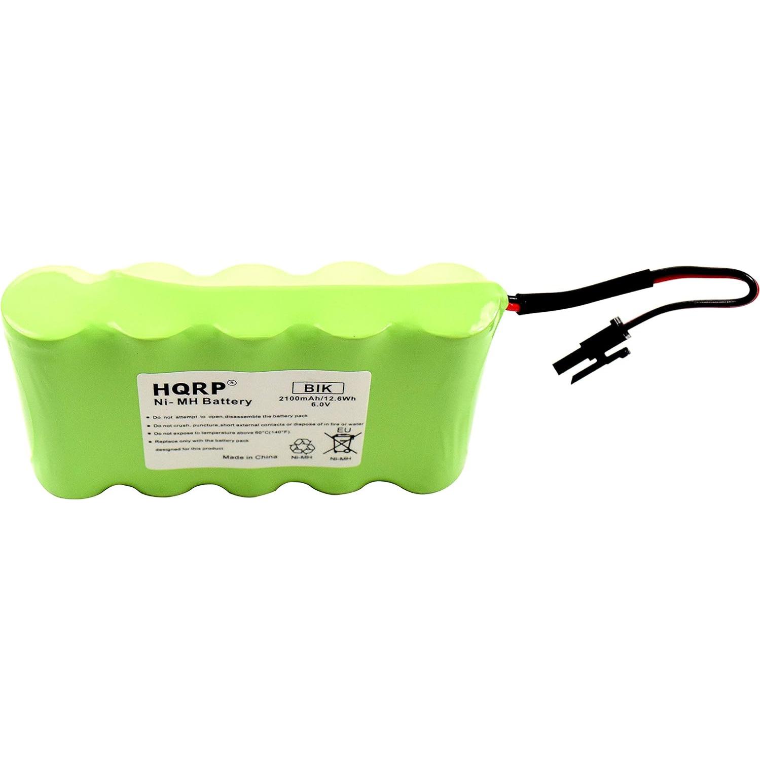 Batería de Respaldo HQRP 6V 2100mAh para Seguridad GE Interlogix