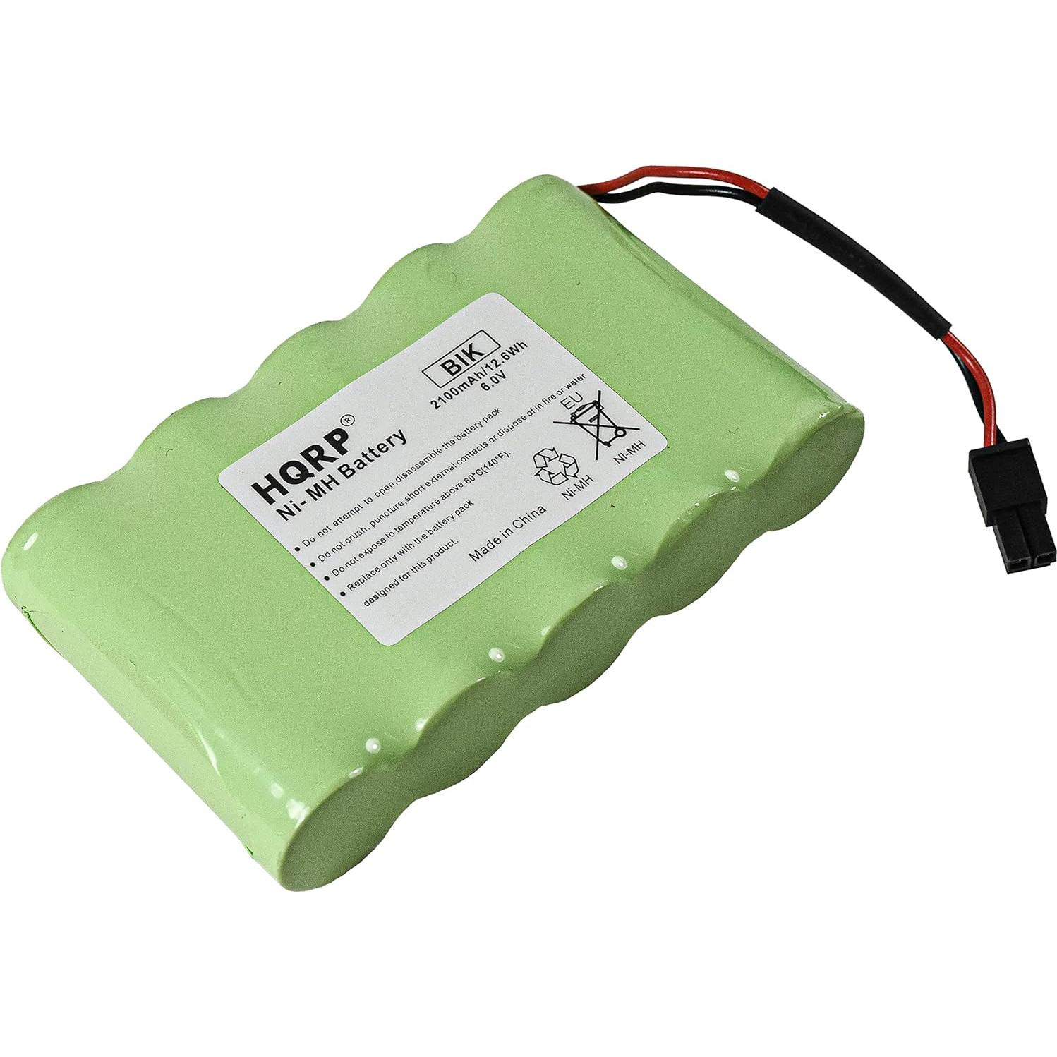 Batería de Respaldo HQRP 6V 2100mAh para Seguridad GE Interlogix