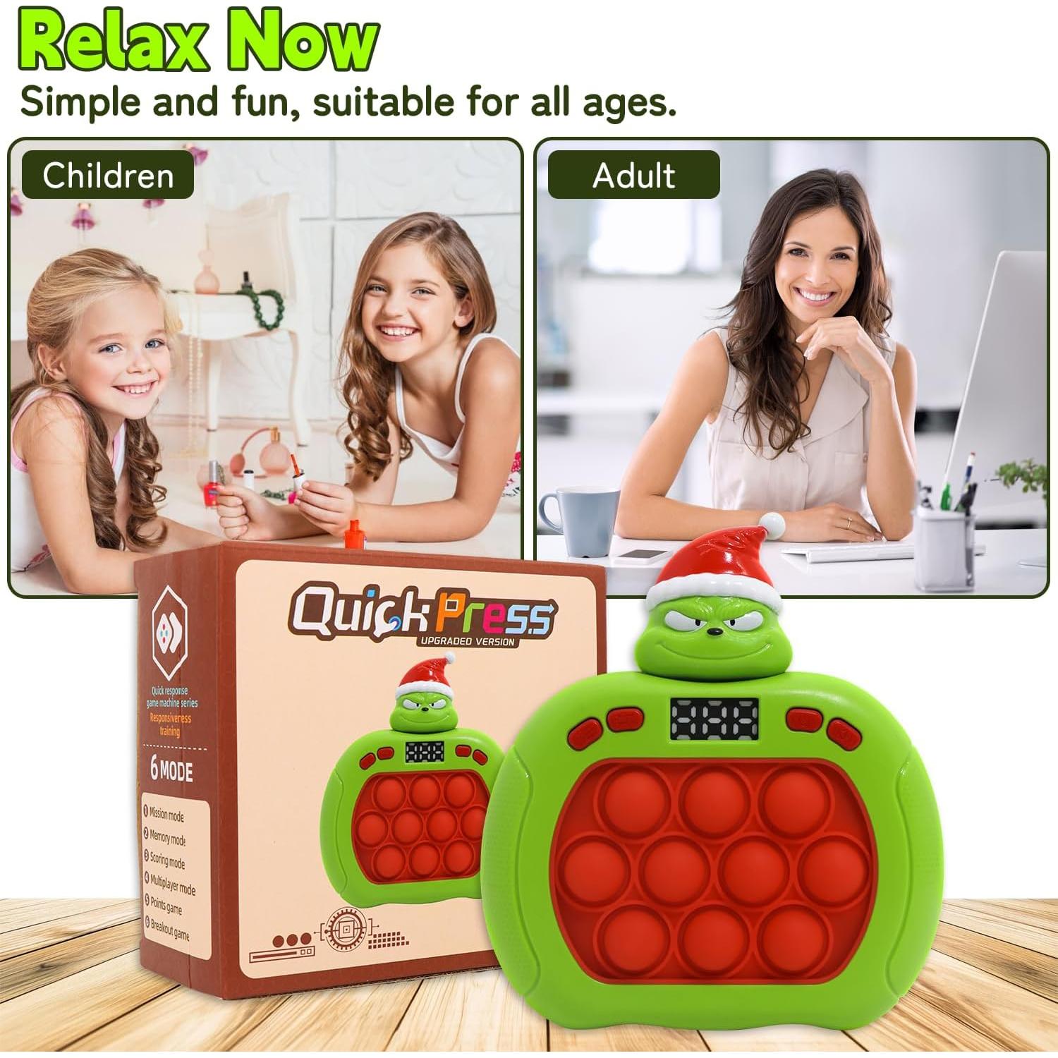 Juego de Burbuja Rápido LAHAND Pato Amarillo 6 Modos