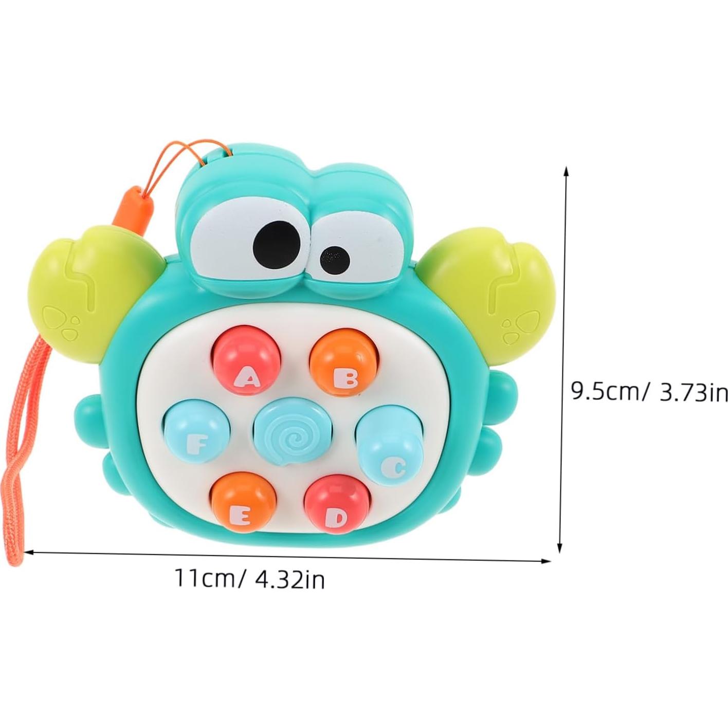 Juego Sensorial de Mano Portátil Toddmomy 11x9.5cm Verde