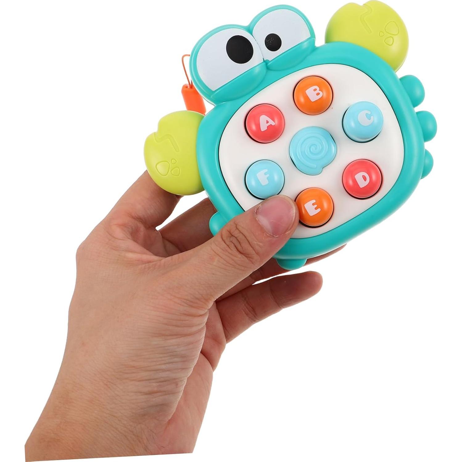 Juego Sensorial de Mano Portátil Toddmomy 11x9.5cm Verde