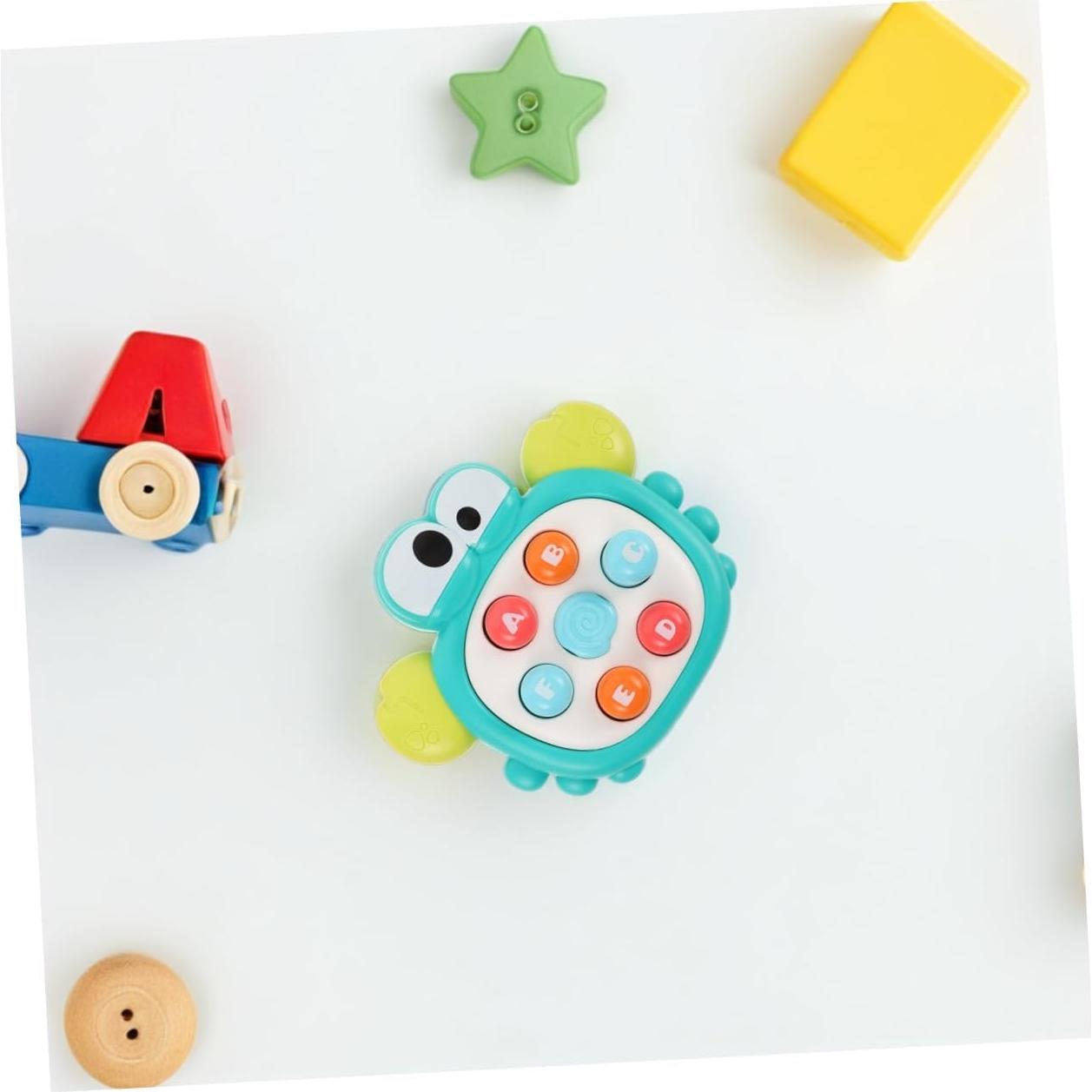 Juego Sensorial de Mano Portátil Toddmomy 11x9.5cm Verde