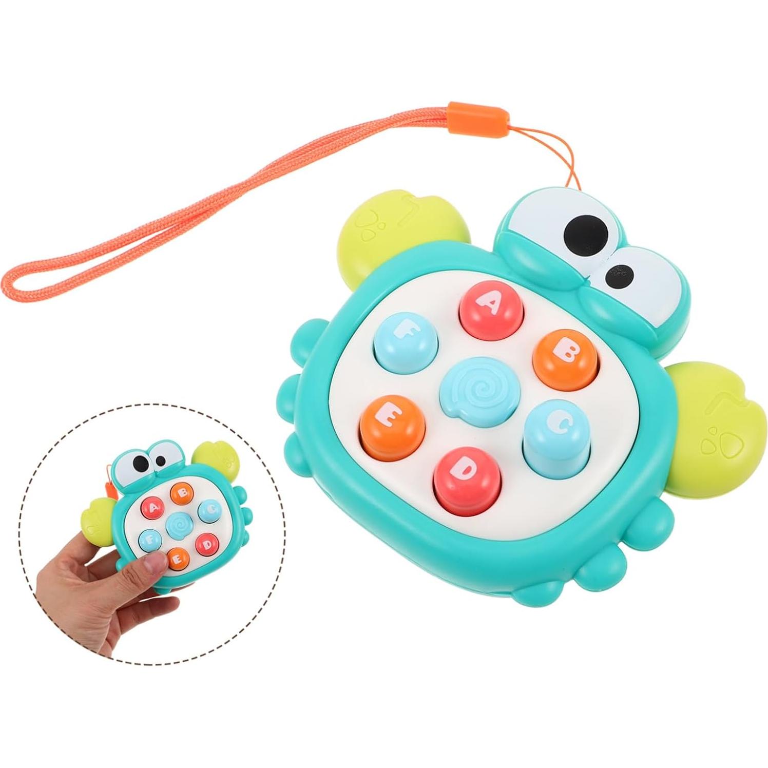 Juego Sensorial de Mano Portátil Toddmomy 11x9.5cm Verde