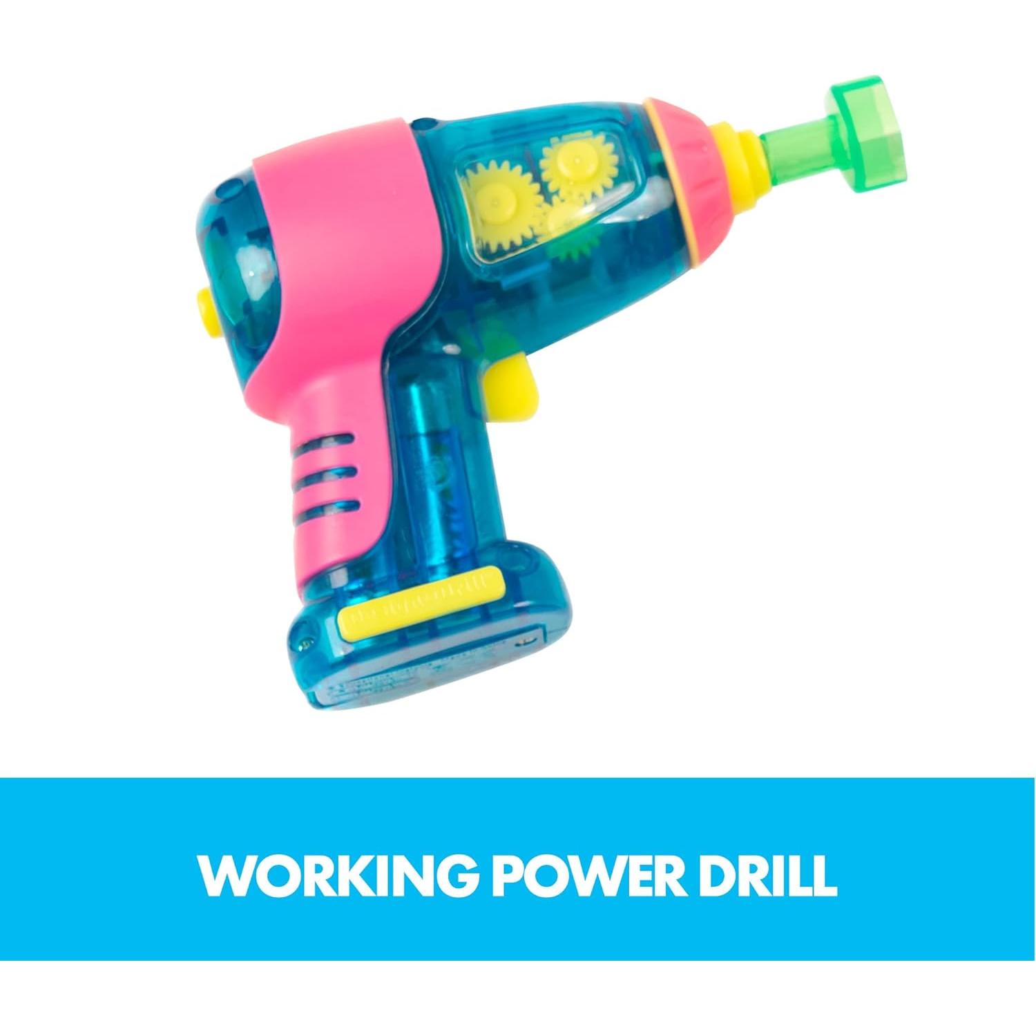 Taladro de Juguete Educational Insights BrightWorks 53 Piezas