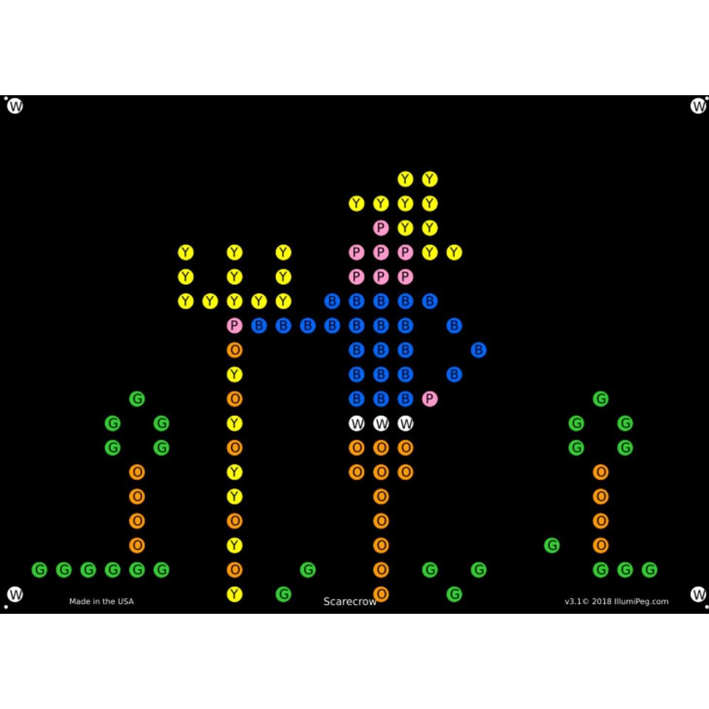 Plantillas de Recarga IllumiPeg para Lite Brite Retro 15.24x20.32cm