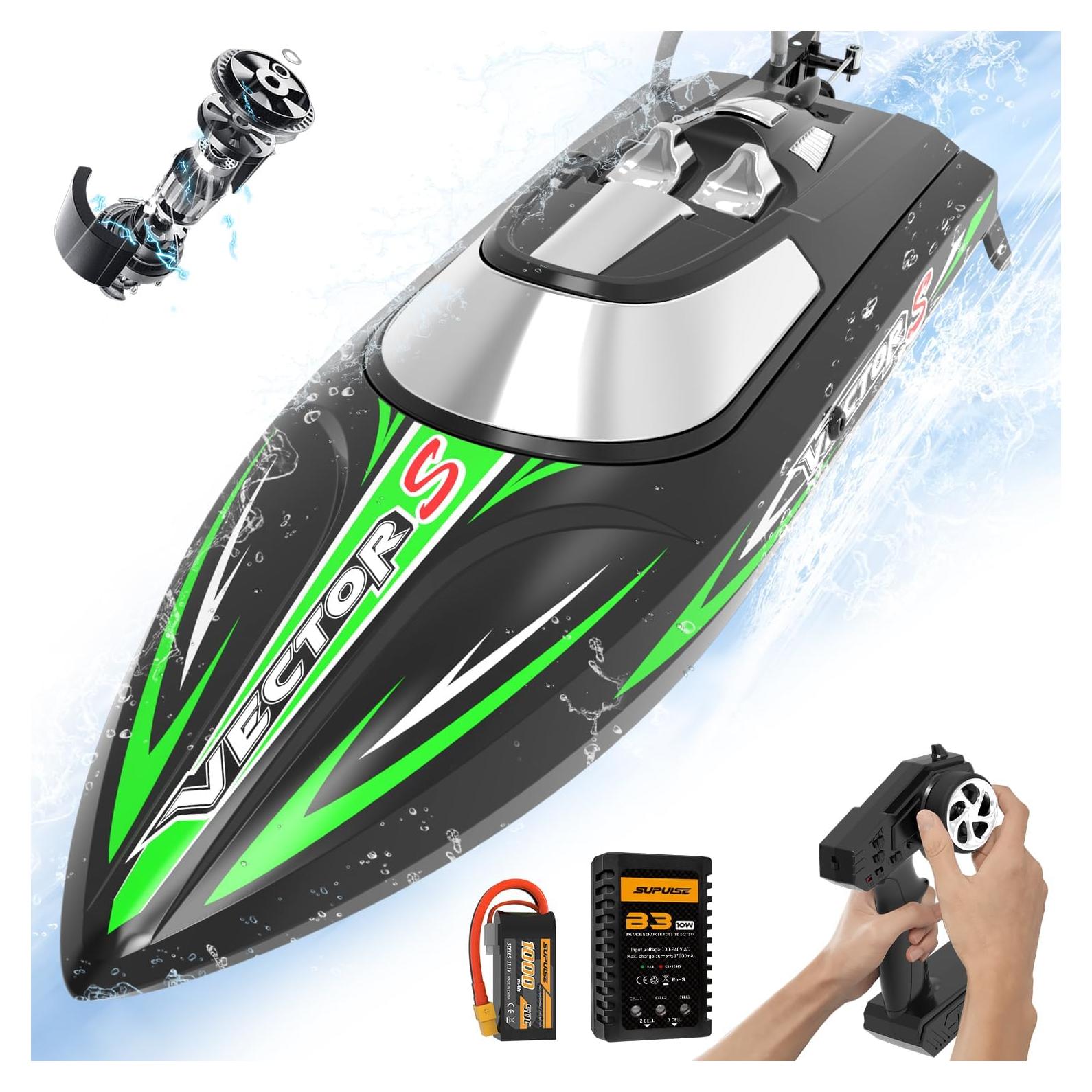 Barco RC Vector SR48 EXHOBBY 48 km/h Control Remoto