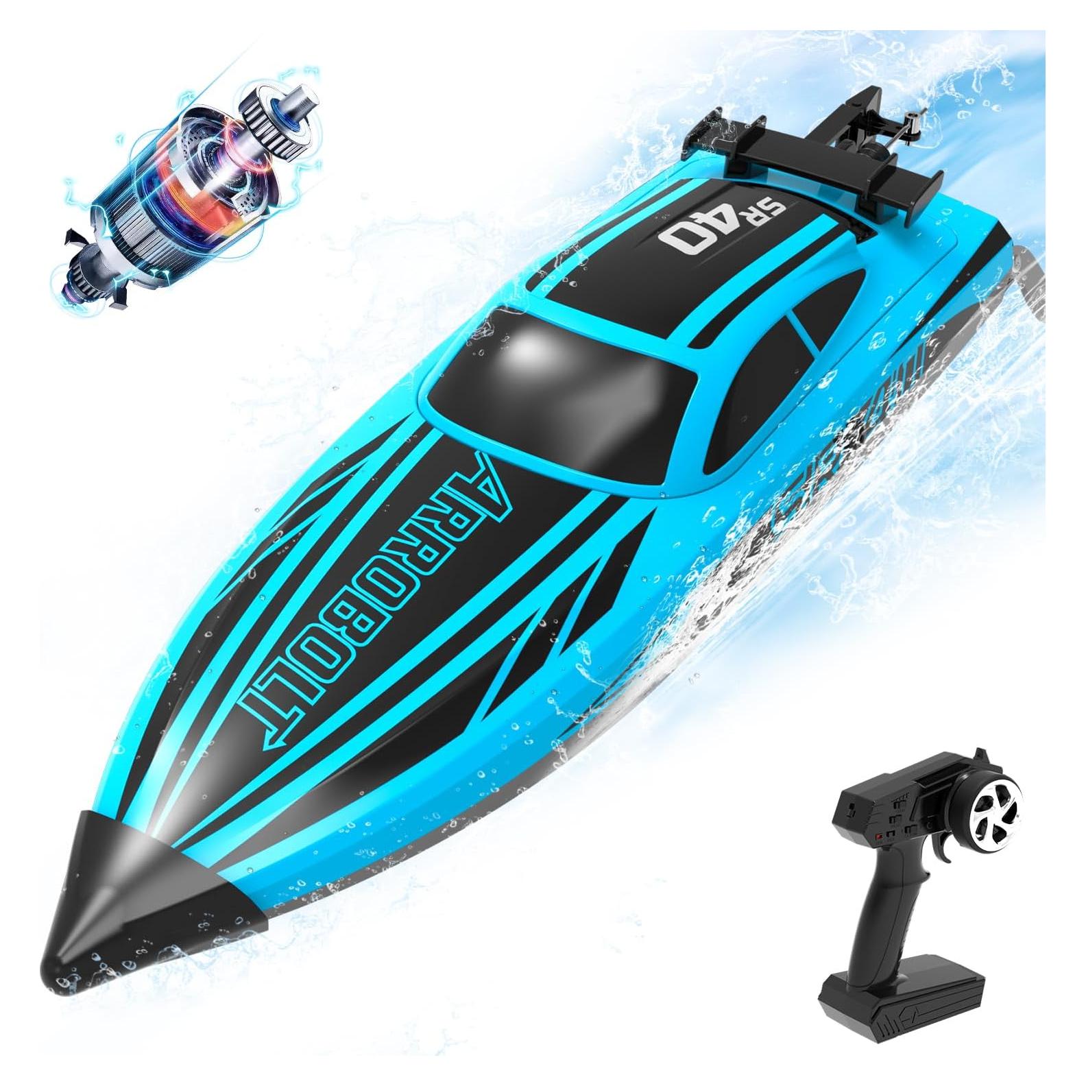 Barco RC EXHOBBY Vector Lumen S 30+MPH 2 Baterías