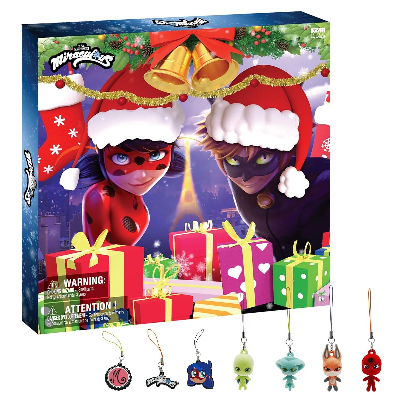 Calendario de Adviento Kwami Miraculous - 24 Días de Juguetes