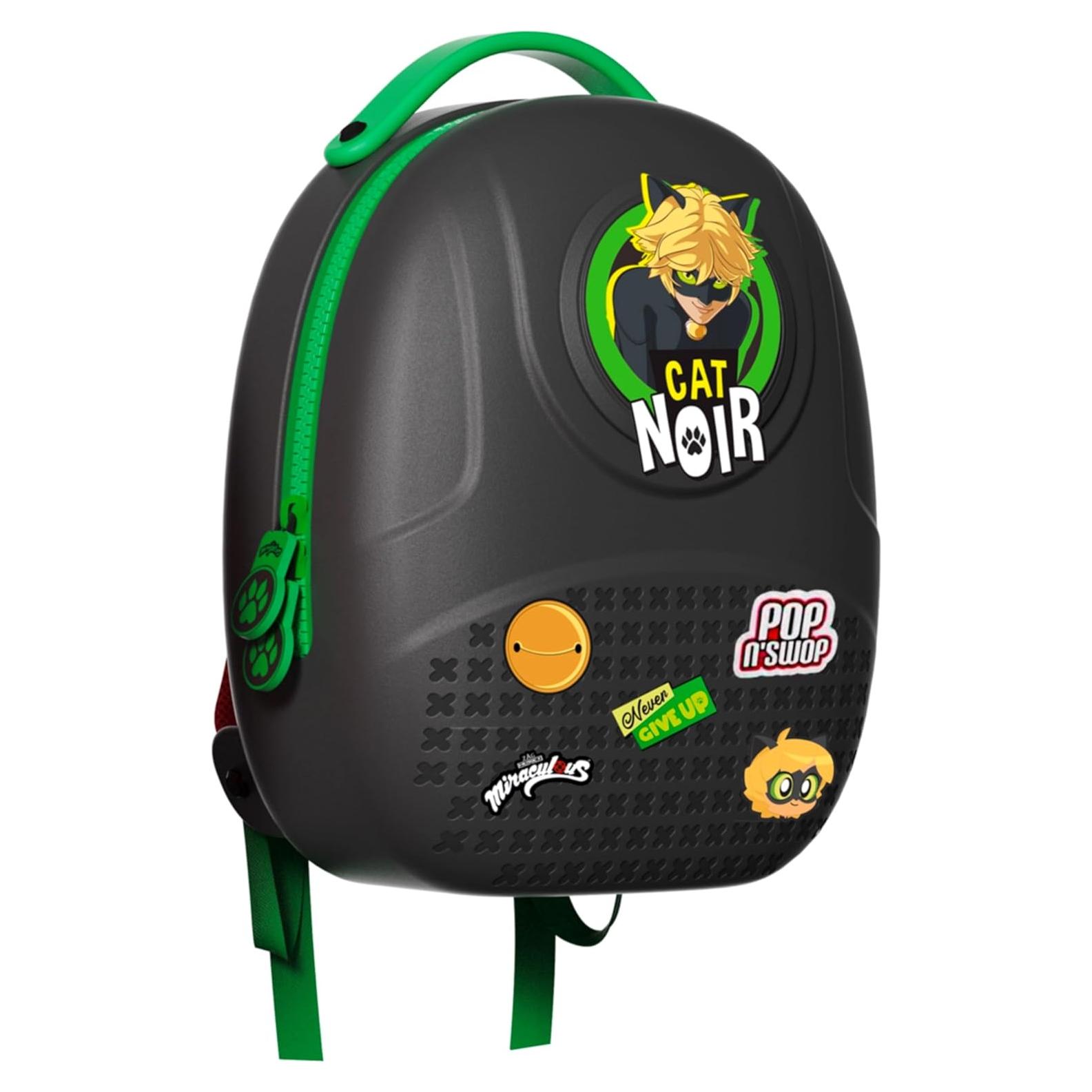 Mochila Cat Noir Pop n' Swop Miraculous 10L Impermeable