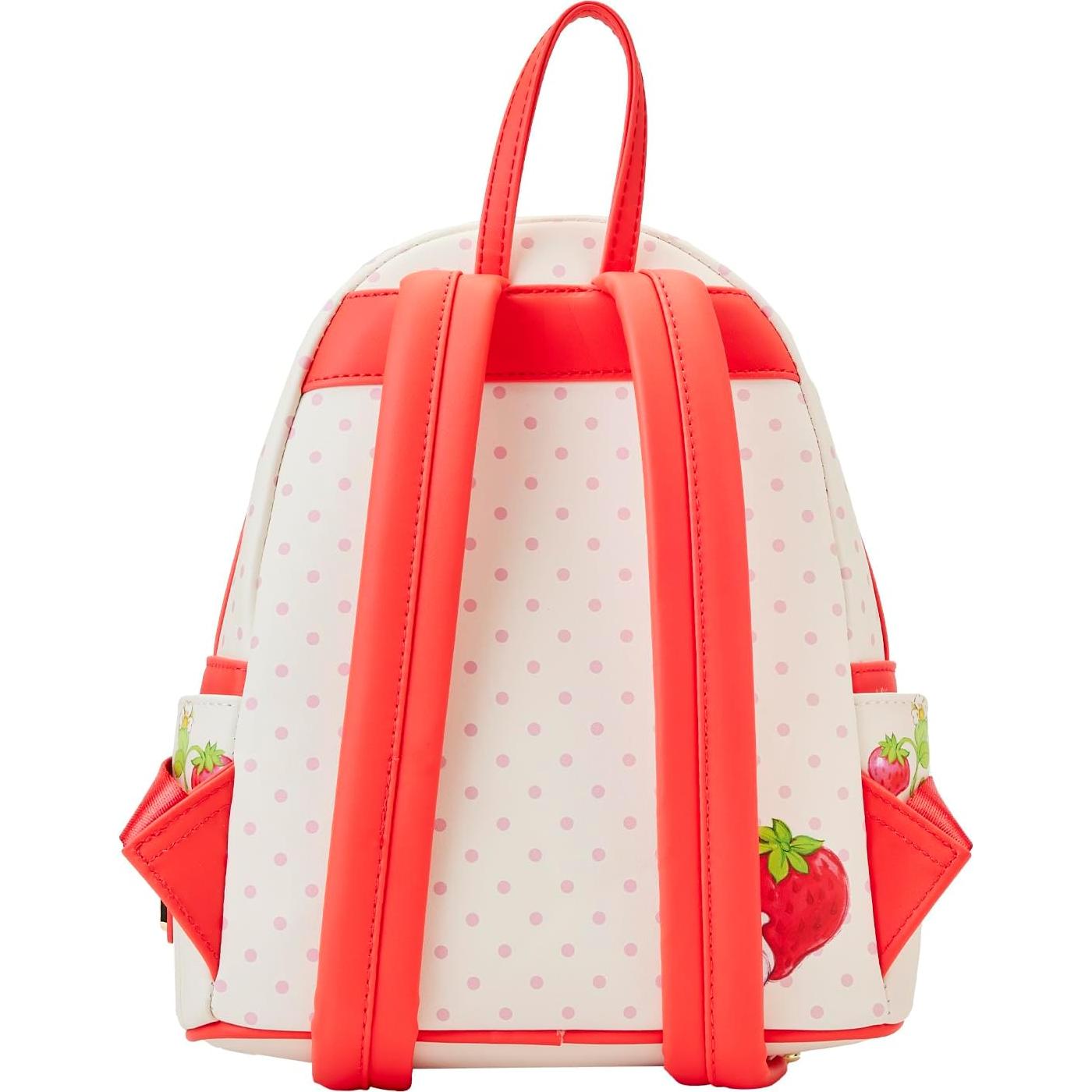 Mochila Mini Casa de Fresa Loungefly 23x27x11cm Vegana