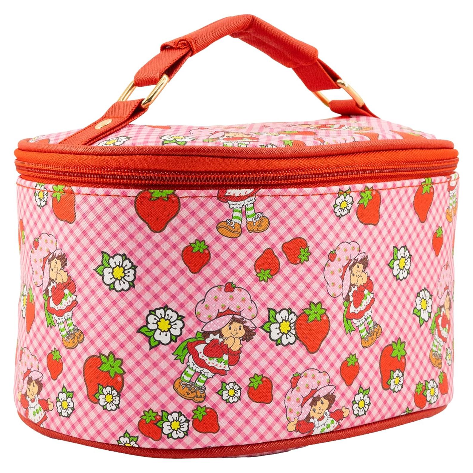 Bolsa de Maquillaje Fresa Shortcake - Organizador Viaje 15.2x21.6cm