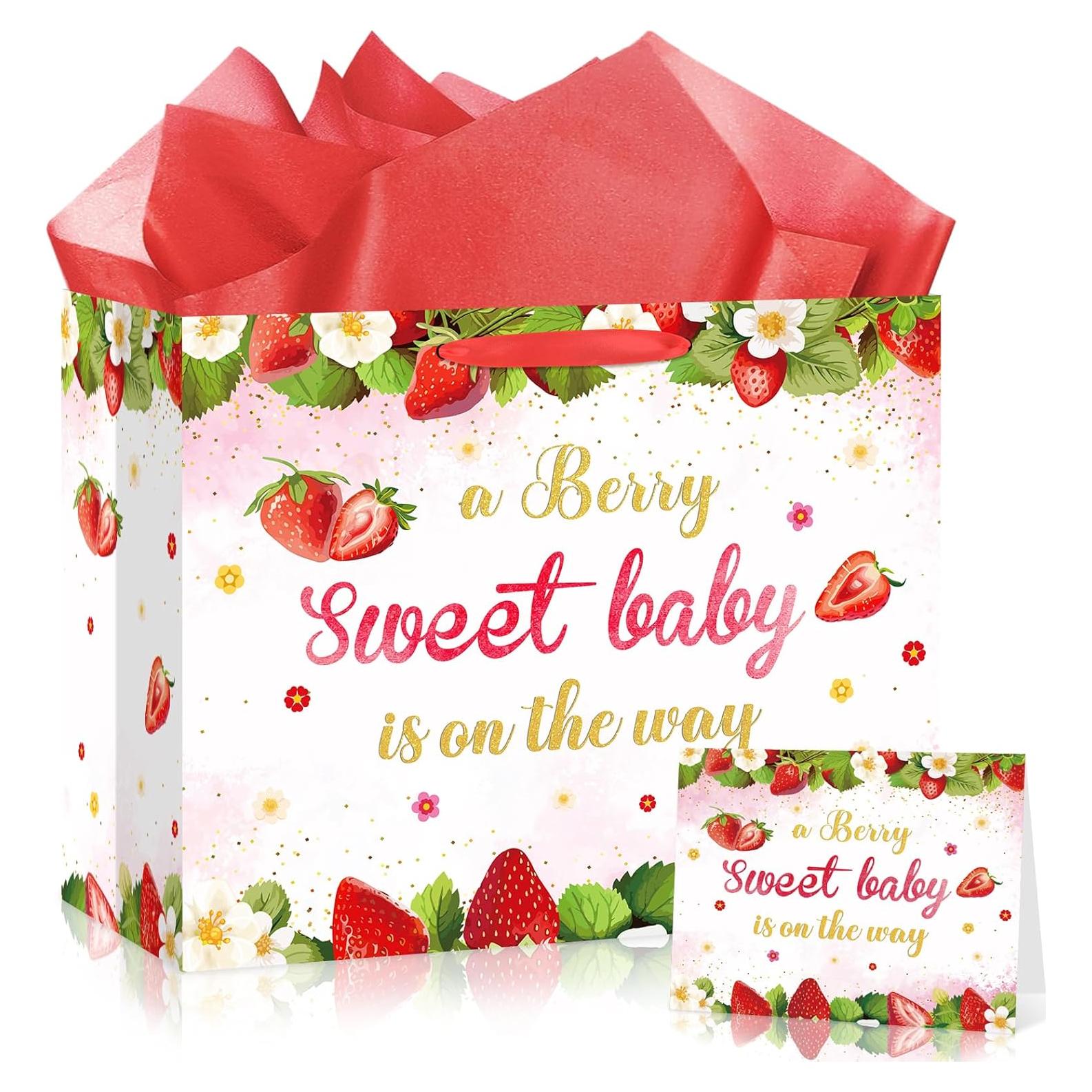 Bolsa de Regalo para Bebé Fresa Innovoscape 30x24cm