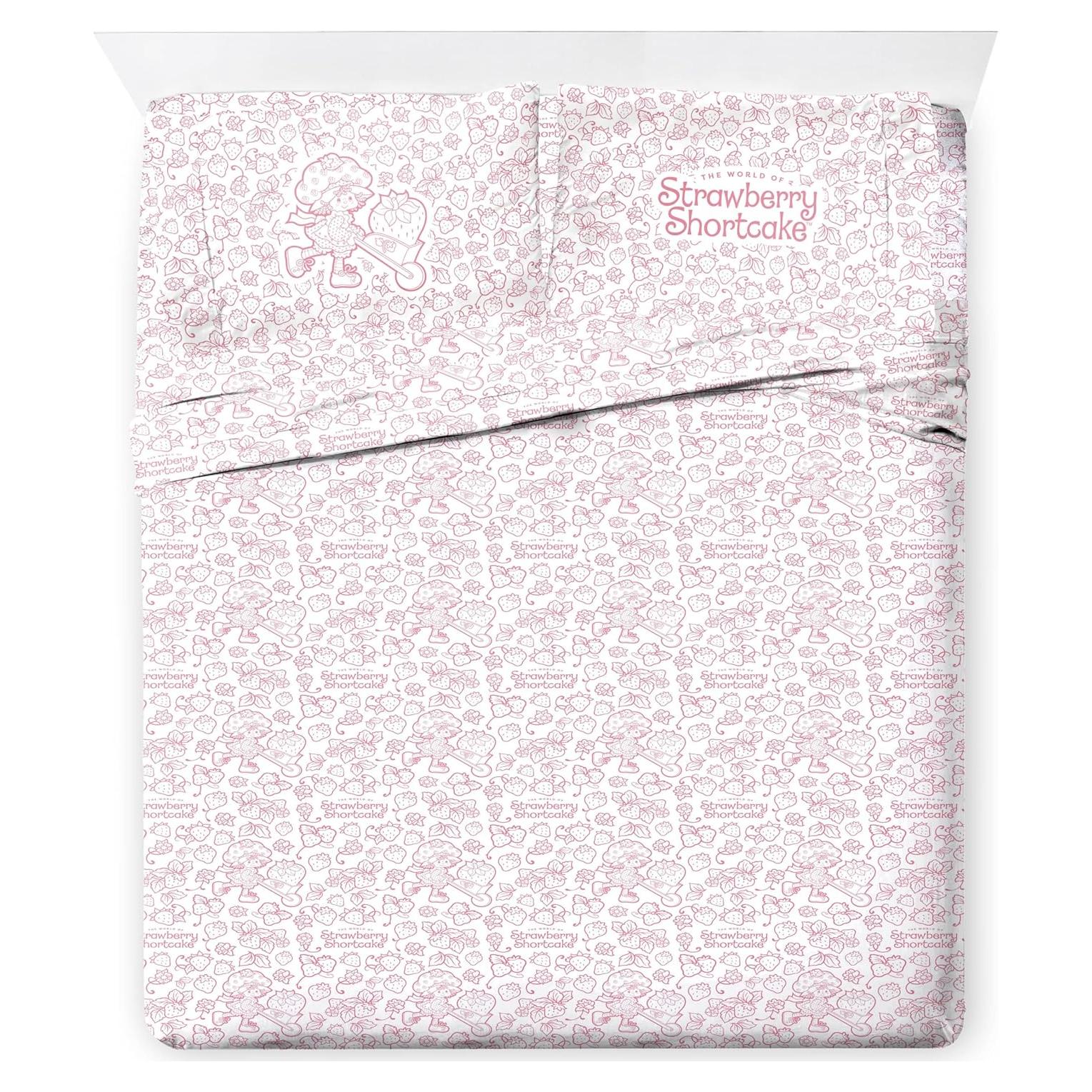 Juego de Sábanas Completo Jay Franco Pastel de Fresa 4 Piezas