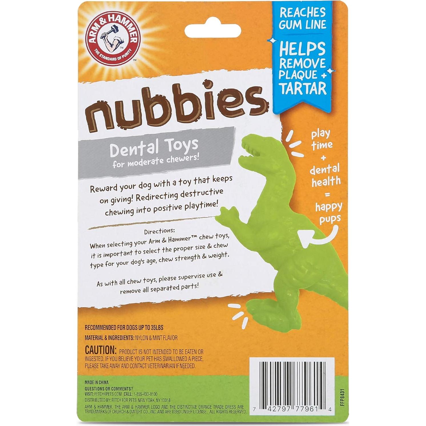 Juguete Dental para Perros Arm & Hammer T-Rex Sabor Menta