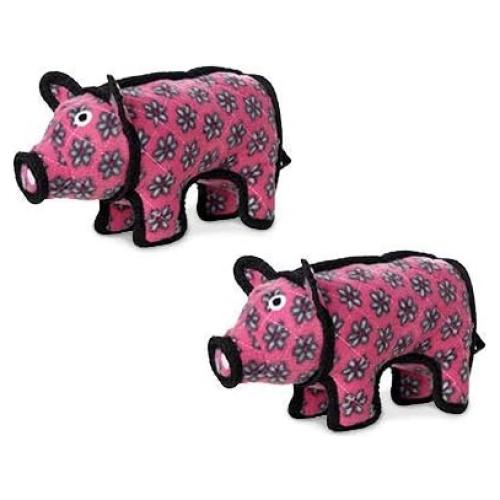 Juguete para Perro TUFFY Cerdo Duradero Paquete de 2
