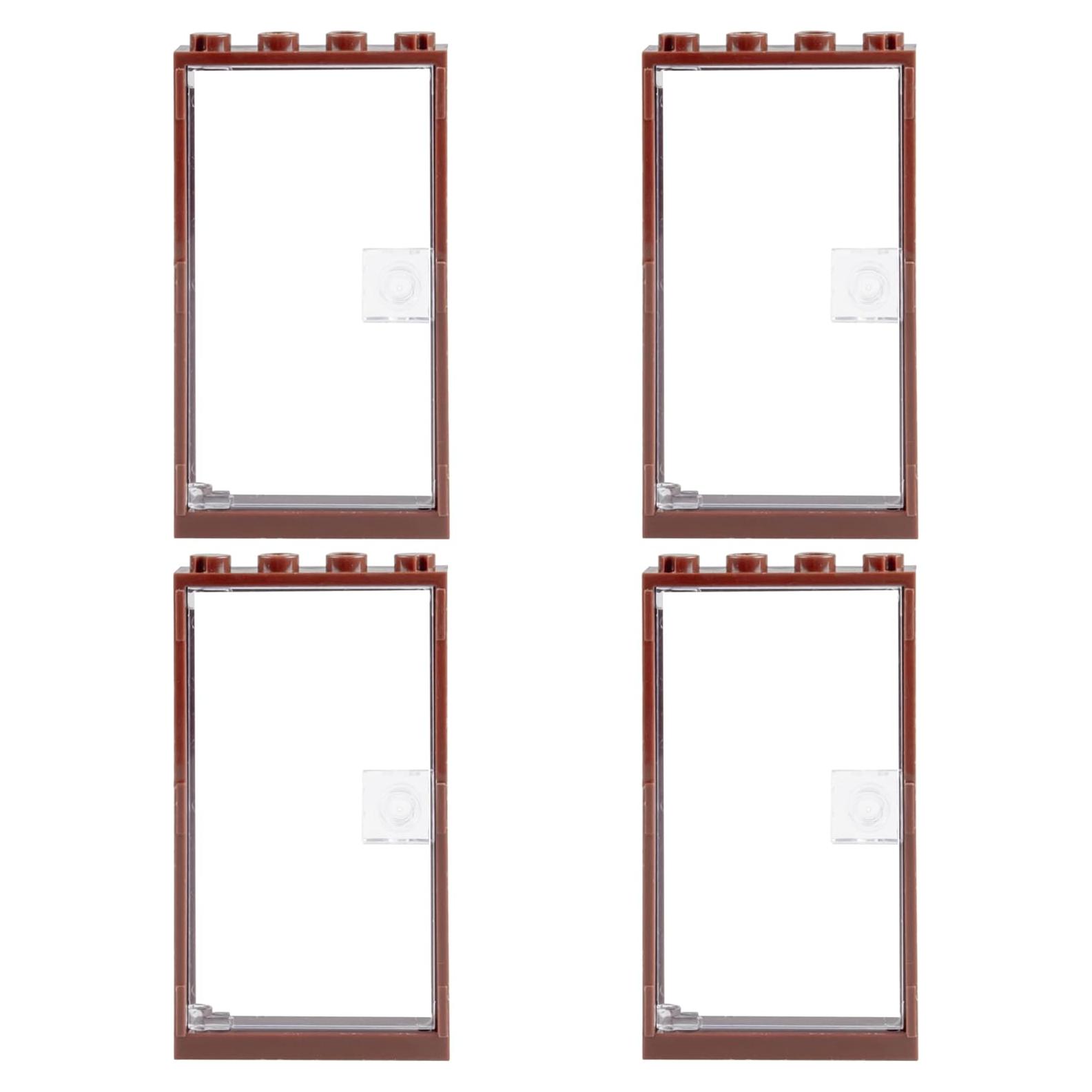 Accesorios de Bloques de Construcción HIMIRICH - Puertas Creativas 4 Piezas