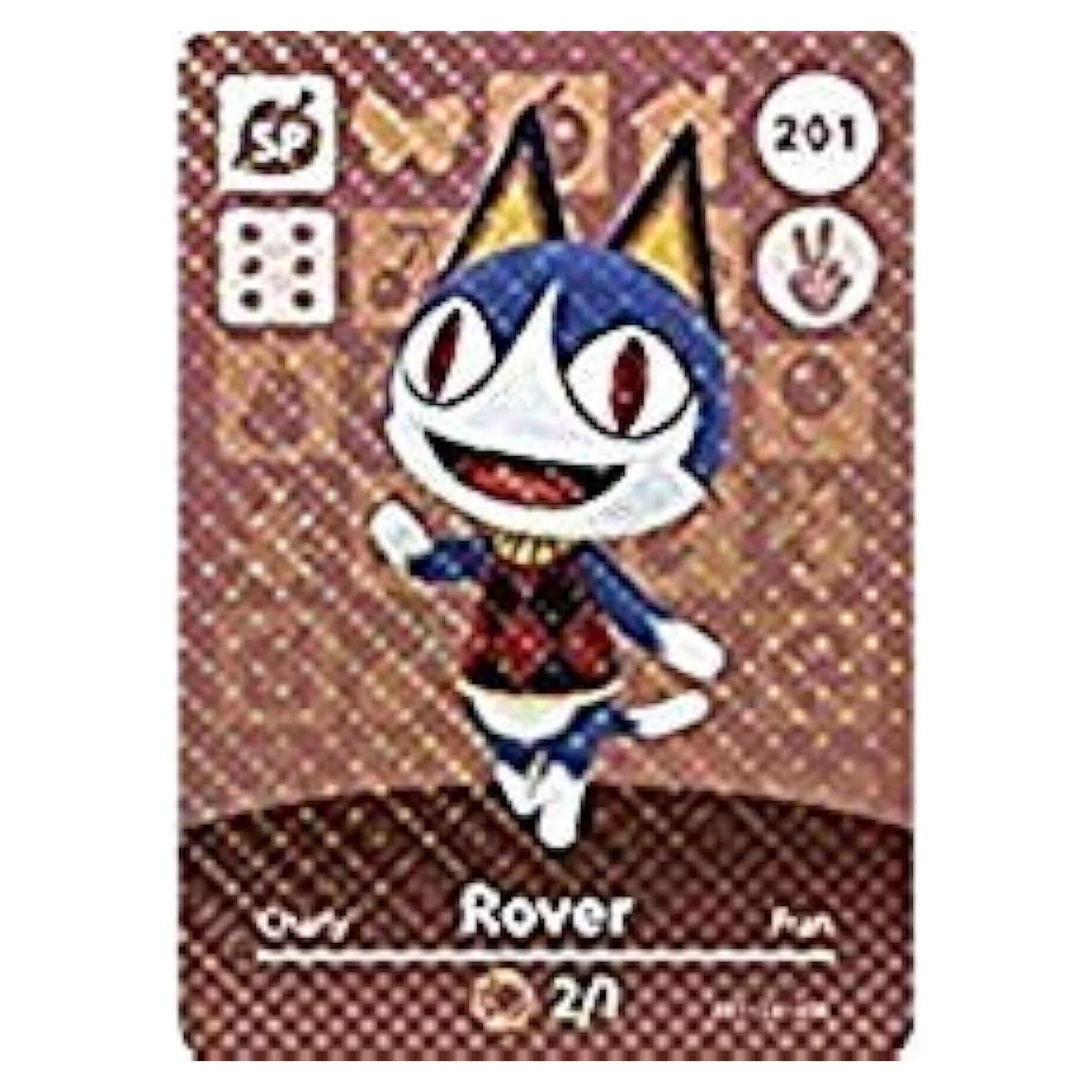Tarjeta Amiibo Nintendo Animal Crossing Rover Serie 3