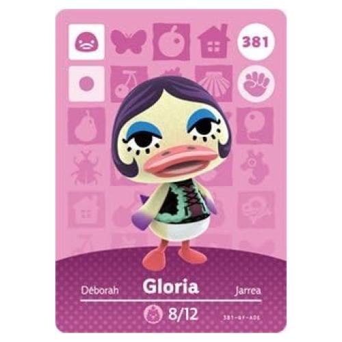 Tarjeta Amiibo Animal Crossing Gloria - Serie 4 - 381