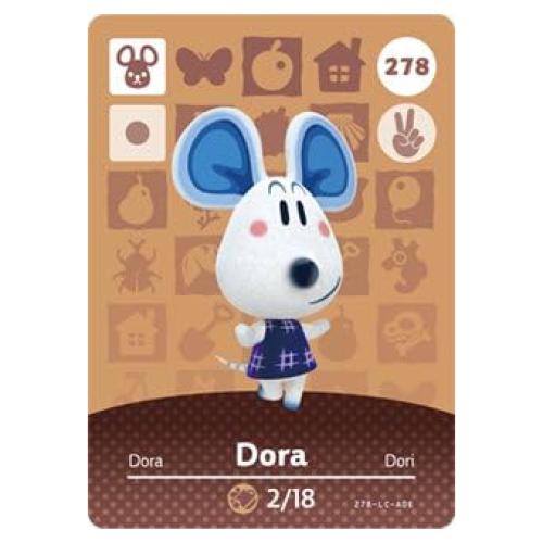 Tarjeta Amiibo Nintendo Animal Crossing Dora Serie 3