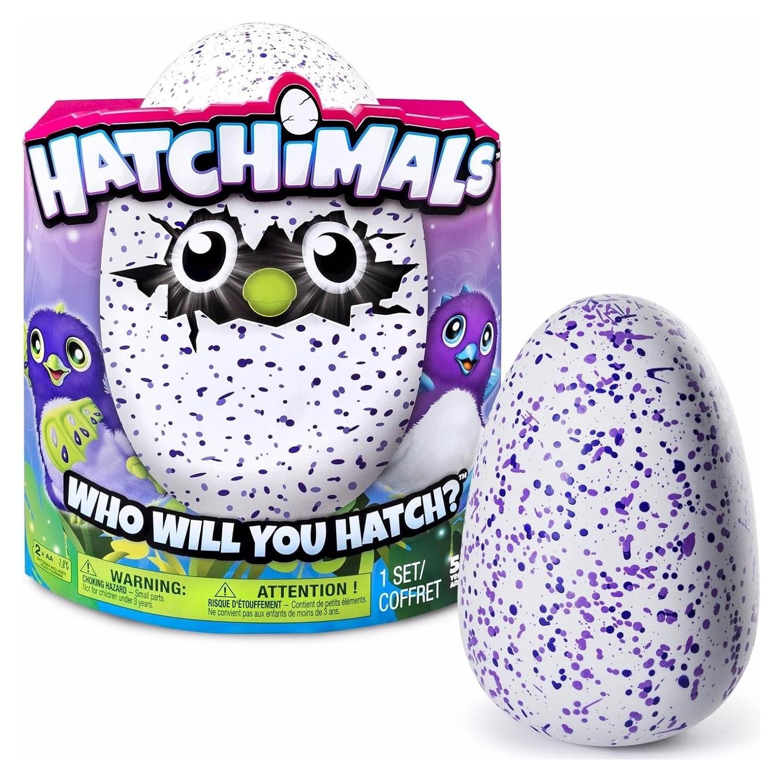 Hatchimal Draggle Morado/Azul - Juguete Interactivo 0.79 kg