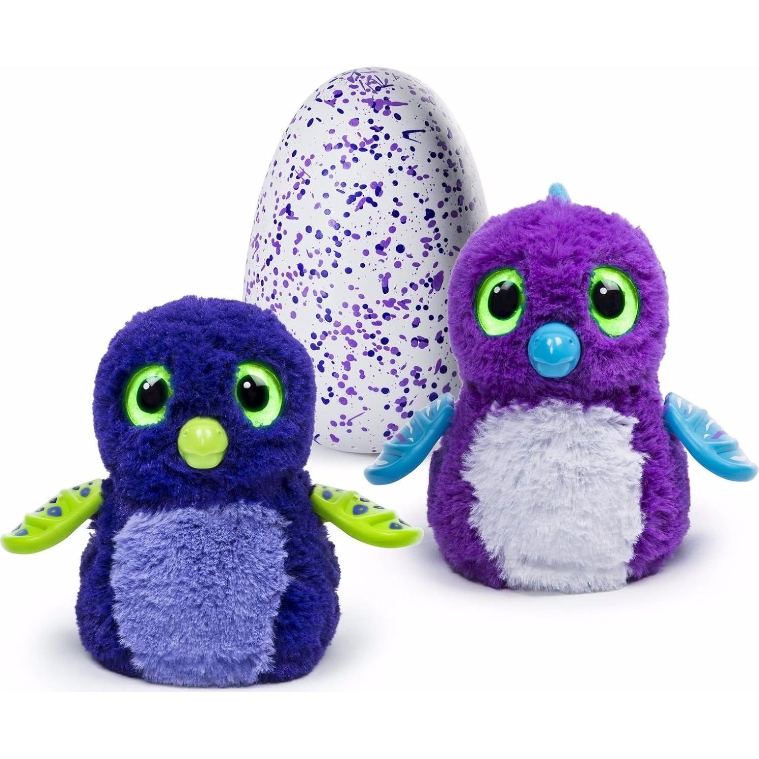 Hatchimal Draggle Morado/Azul - Juguete Interactivo 0.79 kg