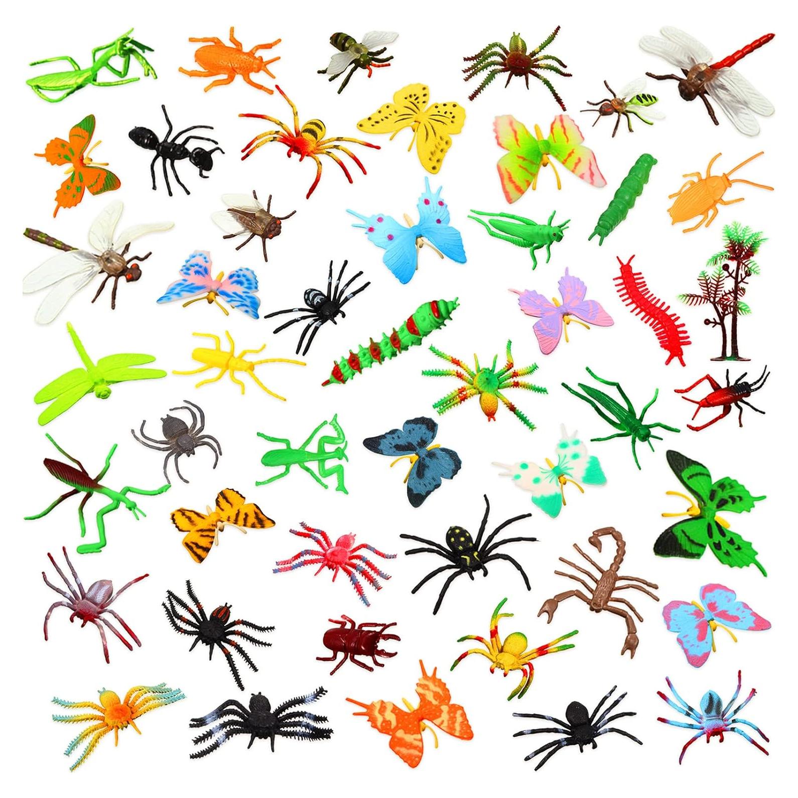 Figuras de Insectos Realistas Sumind - 48 Piezas Educativas