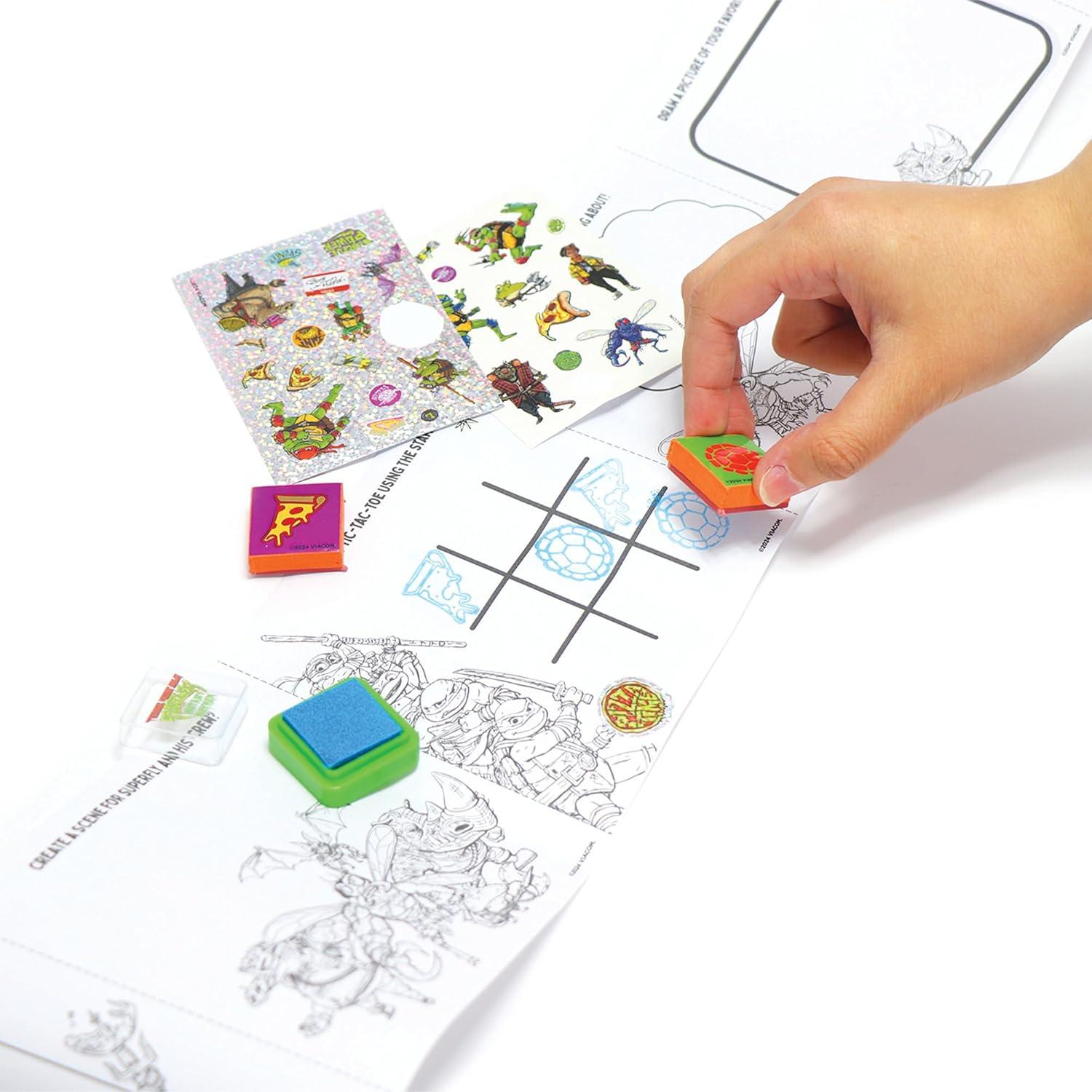 Set de Creatividad TMNT Tara Toys - Colorear y Pegar