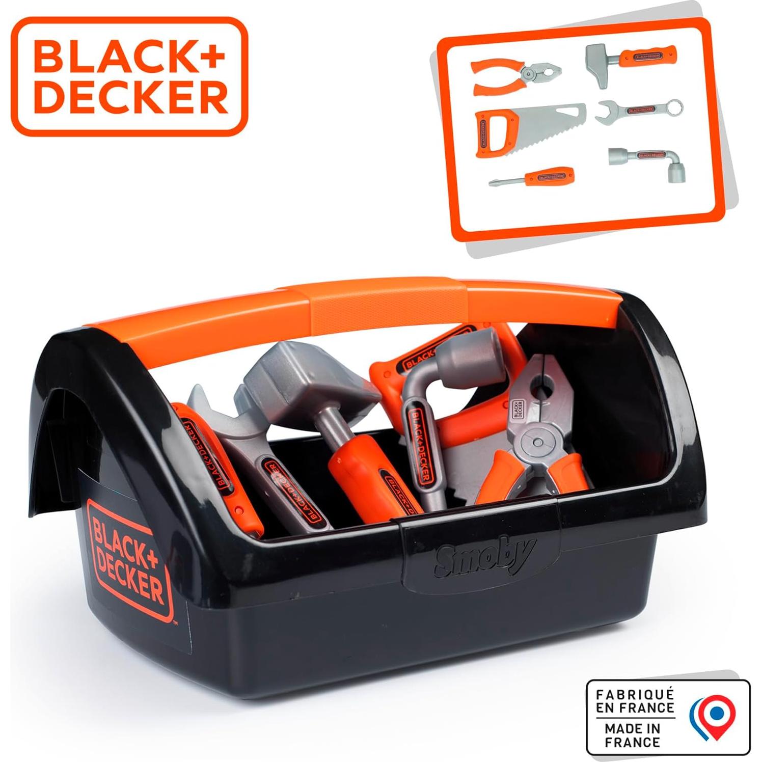 Caja de herramientas Smoby Black+Decker 29.6x18.2x15.7cm