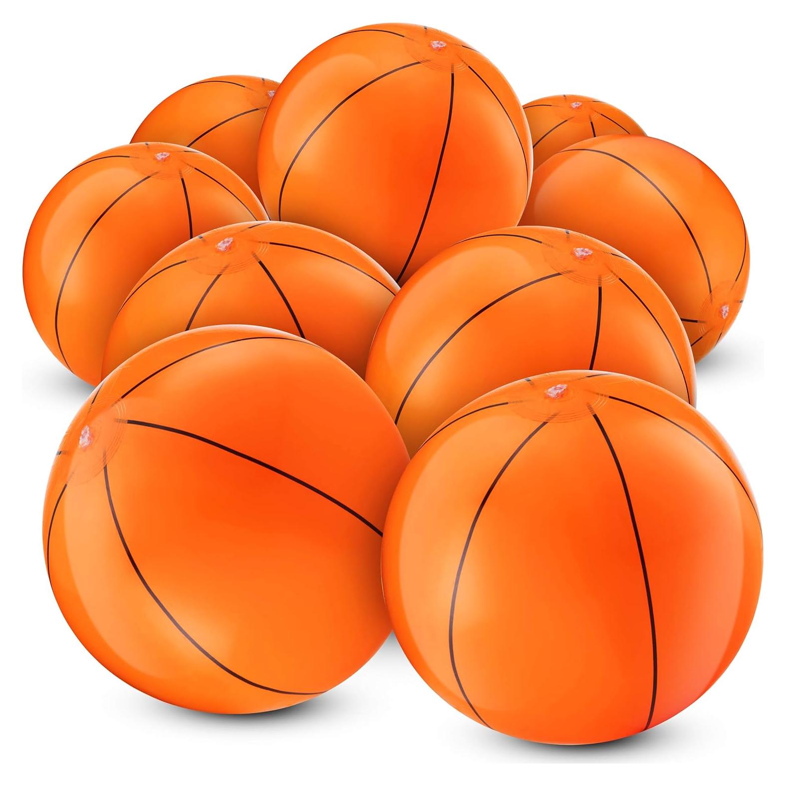 Paquete de 12 Balones de Baloncesto Inflables Bedwina 40.64 cm