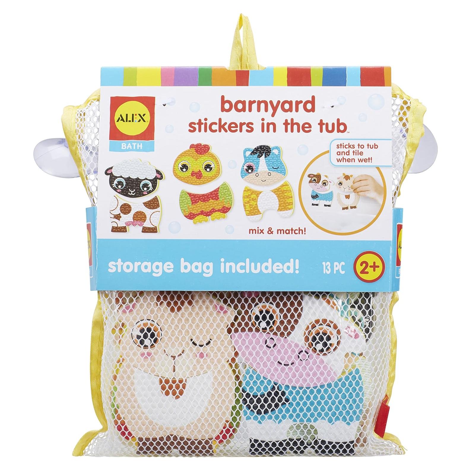 Calcomanías de Baño ALEX 200103-1 Granja Multicolor 12 Piezas