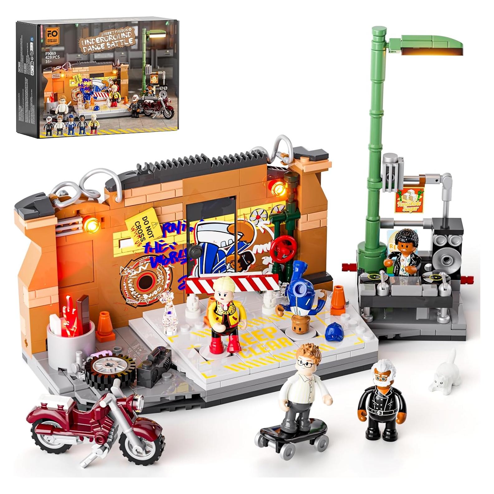 Conjunto de Ladrillos FUNWHOLE Batalla de Baile 429 Pcs